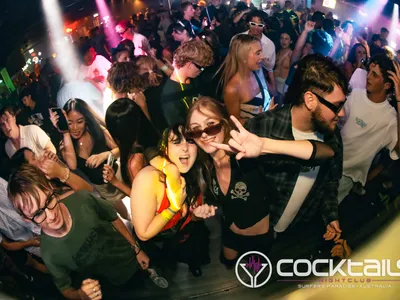 A professional photo of guests enjoying themselves at Cocktails Nightclub from our gallery.