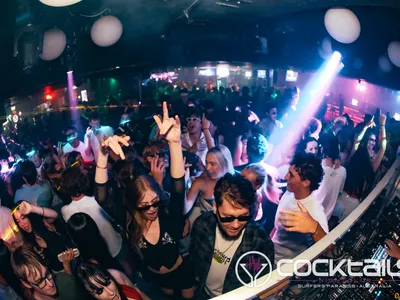 A professional photo of guests enjoying themselves at Cocktails Nightclub from our gallery.