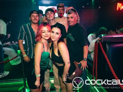 A professional photo of guests enjoying themselves at Cocktails Nightclub from our gallery.