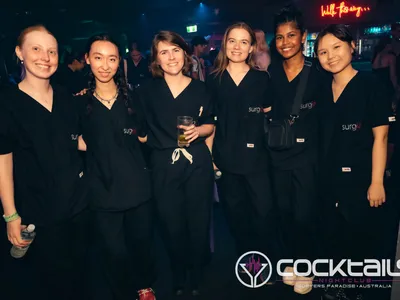 A professional photo of guests enjoying themselves at Cocktails Nightclub from our gallery.