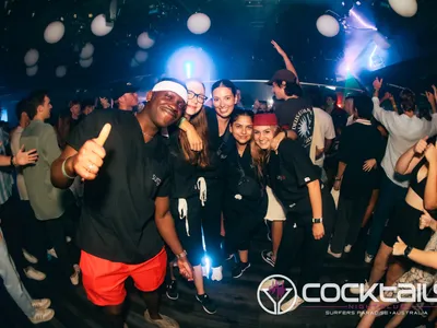 A professional photo of guests enjoying themselves at Cocktails Nightclub from our gallery.