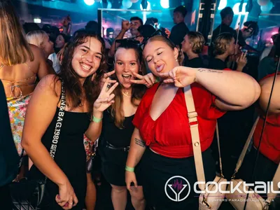 A professional photo of guests enjoying themselves at Cocktails Nightclub from our gallery.