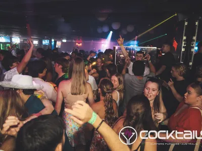 A professional photo of guests enjoying themselves at Cocktails Nightclub from our gallery.