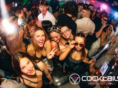 A professional photo of guests enjoying themselves at Cocktails Nightclub from our gallery.