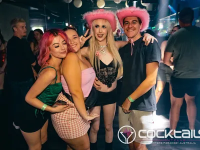 A professional photo of guests enjoying themselves at Cocktails Nightclub from our gallery.