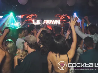 A professional photo of guests enjoying themselves at Cocktails Nightclub from our gallery.