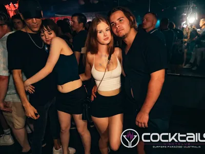 A professional photo of guests enjoying themselves at Cocktails Nightclub from our gallery.