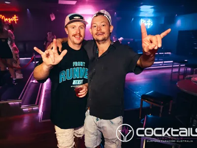 A professional photo of guests enjoying themselves at Cocktails Nightclub from our gallery.