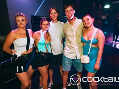 A professional photo of guests enjoying themselves at Cocktails Nightclub from our gallery.