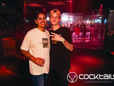 A professional photo of guests enjoying themselves at Cocktails Nightclub from our gallery.