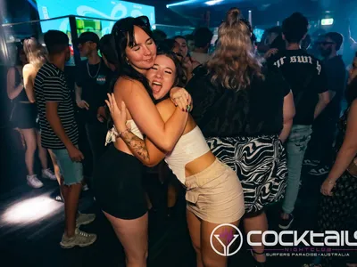 A professional photo of guests enjoying themselves at Cocktails Nightclub from our gallery.