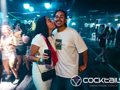 A professional photo of guests enjoying themselves at Cocktails Nightclub from our gallery.