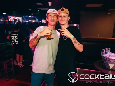 A professional photo of guests enjoying themselves at Cocktails Nightclub from our gallery.