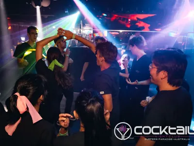 A professional photo of guests enjoying themselves at Cocktails Nightclub from our gallery.