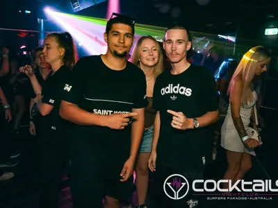 A professional photo of guests enjoying themselves at Cocktails Nightclub from our gallery.