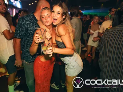 A professional photo of guests enjoying themselves at Cocktails Nightclub from our gallery.