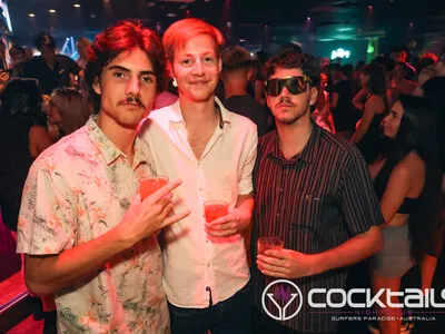 A professional photo of guests enjoying themselves at Cocktails Nightclub from our gallery.