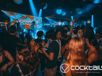 A professional photo of guests enjoying themselves at Cocktails Nightclub from our gallery.