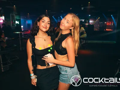 A professional photo of guests enjoying themselves at Cocktails Nightclub from our gallery.