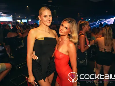 A professional photo of guests enjoying themselves at Cocktails Nightclub from our gallery.