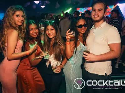 A professional photo of guests enjoying themselves at Cocktails Nightclub from our gallery.