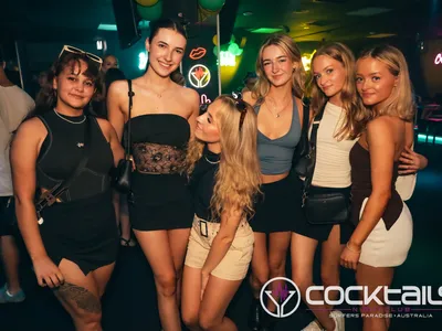 A professional photo of guests enjoying themselves at Cocktails Nightclub from our gallery.