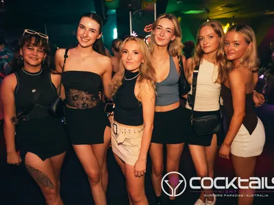 A professional photo of guests enjoying themselves at Cocktails Nightclub from our gallery.