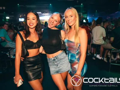 A professional photo of guests enjoying themselves at Cocktails Nightclub from our gallery.