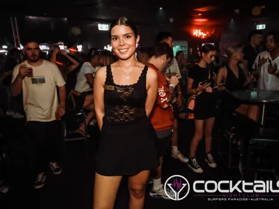 A professional photo of guests enjoying themselves at Cocktails Nightclub from our gallery.