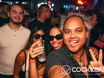 A professional photo of guests enjoying themselves at Cocktails Nightclub from our gallery.