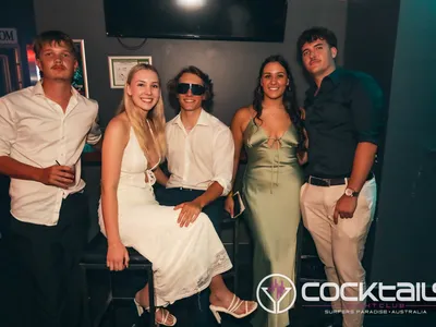 A professional photo of guests enjoying themselves at Cocktails Nightclub from our gallery.