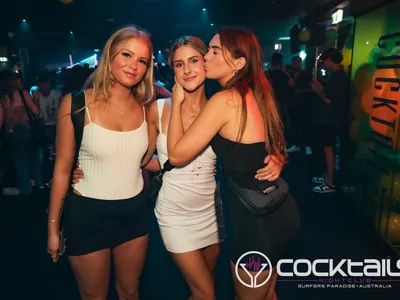 A professional photo of guests enjoying themselves at Cocktails Nightclub from our gallery.