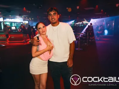 A professional photo of guests enjoying themselves at Cocktails Nightclub from our gallery.