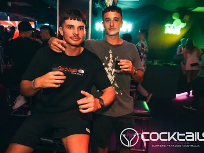 A professional photo of guests enjoying themselves at Cocktails Nightclub from our gallery.