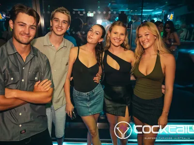 A professional photo of guests enjoying themselves at Cocktails Nightclub from our gallery.