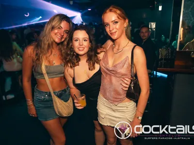 A professional photo of guests enjoying themselves at Cocktails Nightclub from our gallery.