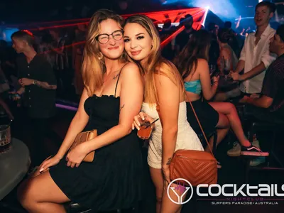 A professional photo of guests enjoying themselves at Cocktails Nightclub from our gallery.