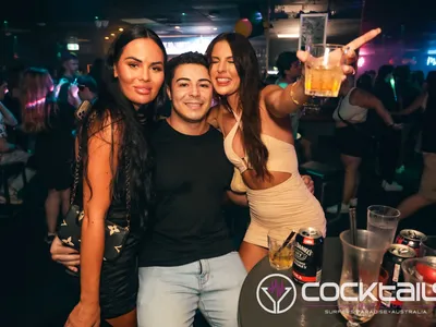 A professional photo of guests enjoying themselves at Cocktails Nightclub from our gallery.