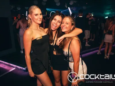 A professional photo of guests enjoying themselves at Cocktails Nightclub from our gallery.