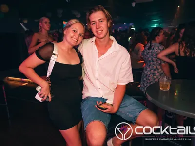 A professional photo of guests enjoying themselves at Cocktails Nightclub from our gallery.