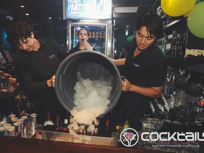 A professional photo of guests enjoying themselves at Cocktails Nightclub from our gallery.