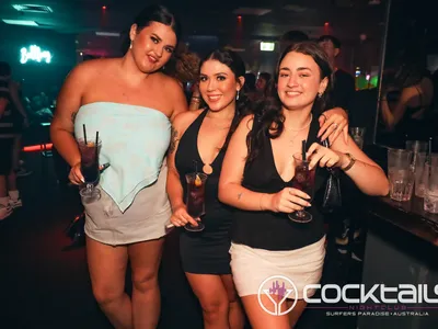 A professional photo of guests enjoying themselves at Cocktails Nightclub from our gallery.