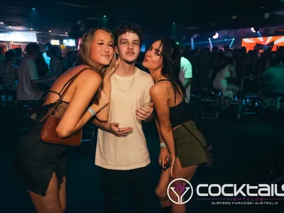 A professional photo of guests enjoying themselves at Cocktails Nightclub from our gallery.