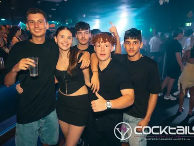 A professional photo of guests enjoying themselves at Cocktails Nightclub from our gallery.