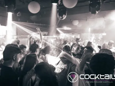 A professional photo of guests enjoying themselves at Cocktails Nightclub from our gallery.