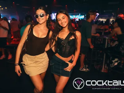 A professional photo of guests enjoying themselves at Cocktails Nightclub from our gallery.