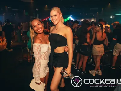 A professional photo of guests enjoying themselves at Cocktails Nightclub from our gallery.