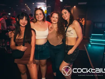 A professional photo of guests enjoying themselves at Cocktails Nightclub from our gallery.