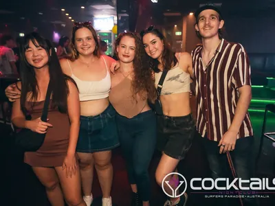 A professional photo of guests enjoying themselves at Cocktails Nightclub from our gallery.