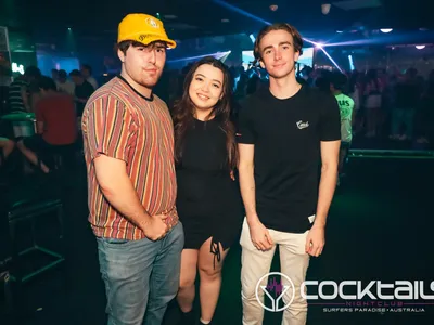 A professional photo of guests enjoying themselves at Cocktails Nightclub from our gallery.